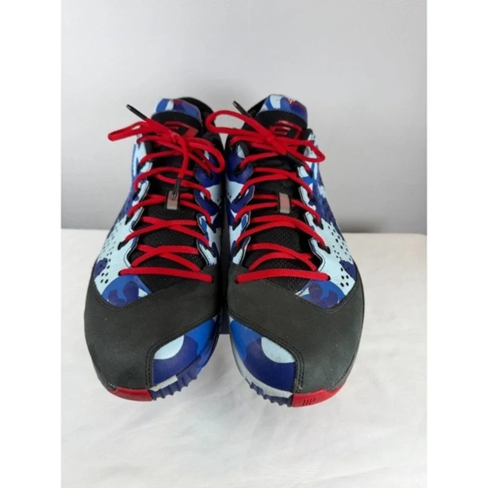 Jordan CP3.VII Clippers‎ Camo 616805-012 Men's US 14 Blue Red Black